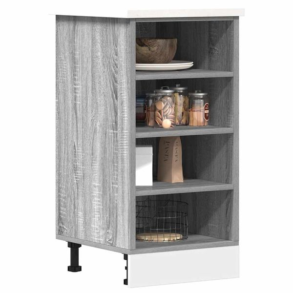 vidaXL Bottom Cabinet Gray Sonoma Engineered wood Standard