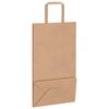 vidaXL Paper Bags 250 pcs with Handles Brown 21x11x36 cm