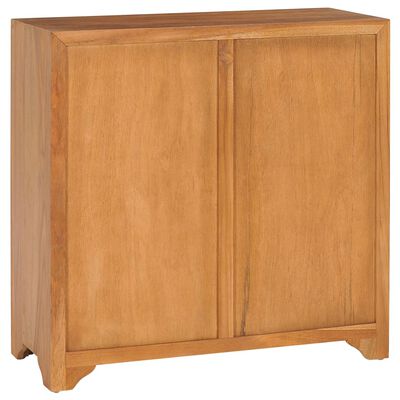 vidaXL Cabinet 27.6"x11.8"x27.6" Solid Wood Teak