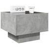 vidaXL Bedside Table Concrete gray Engineered wood Medium Bedside Table