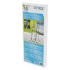 INTEX Pool Ladder Grey and White Coated Steel and Composite Plastic