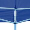 vidaXL Gazebo Blue Polyester, Steel 10 x 20 ft Collapsible Gazebo