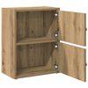 vidaXL Bookcase Artisan Oak Engineered Wood Small Bookcase Rectangular