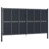 vidaXL Garden Gate Steel 157.5x78.7" Anthracite