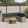 vidaXL Garden Lounge Set Grey