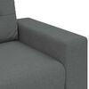 vidaXL Sofa Chair Dark Grey Polyester Fabric, Plywood, Steel Single