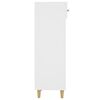 vidaXL Shoe Cabinet White Engineered wood Slim and tall Shoe Cabinet