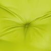 vidaXL Lowback Chair Cushion Set of 4 Bright green Oxford fabric