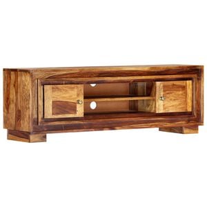 vidaXL TV Cabinet Brown Solid Acacia Wood Medium TV Cabinet