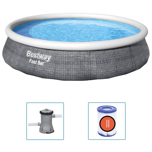 Bestway Inflatable Pool Grey