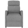 vidaXL Recliner Light Gray Fabric