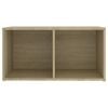vidaXL TV Cabinet Set of 4 Sonoma Oak Engineered wood Modular