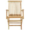 vidaXL Garden Dining Set Teak Fine sanded teak hardwood Medium Foldable