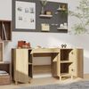 vidaXL Desk Sonoma Oak Engineered Wood Medium Desk Rectangular
