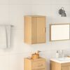 vidaXL Bathroom Cabinet with Door Olden Brown 13.78 x 11.81 x 21.65 in