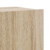 vidaXL TV Cabinet Sonoma oak Engineered wood Medium TV Cabinet