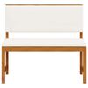 vidaXL Garden Bench Brown 100 x 50 x 91cm Solid Acacia wood