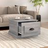 vidaXL Coffee Table Grey Sonoma Engineered Wood Compact Coffee Table