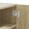 vidaXL Wall Cabinet Sonoma Oak Engineered Wood Medium Wall Cabinet