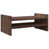 vidaXL Monitor Stand Brown Oak 19.7x10.6x7.9" Engineered Wood