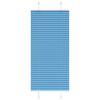 vidaXL Pleated Blind Blue 100% Polyester 23.6x39.4 in