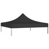 vidaXL Party Tent Roof 9.8'x9.8' Black 0.9 oz/ft&sup2;