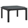 vidaXL Garden Lounge Set Black and Dark Grey