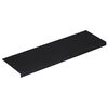 vidaXL Stair Tread Black Rubber 9.8 x 29.5 in Stair Tread Rectangular
