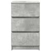 vidaXL Bedside Cabinet Concrete Grey Engineered Wood Medium