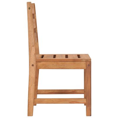 vidaXL Patio Chairs 4 pcs Solid Wood Teak