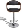 vidaXL Bar Stool Black and Brown