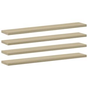 vidaXL Shelf Set of 8 Sonoma Oak Engineered Wood Small Simple