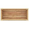 vidaXL Garden Raised Bed Brown 70 x 35 x 70 cm bamboo