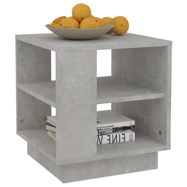 vidaXL Coffee Table Concrete Grey Engineered Wood Small Coffee Table