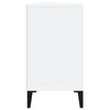 vidaXL Sink Cabinet White Engineered wood, Metal Medium
