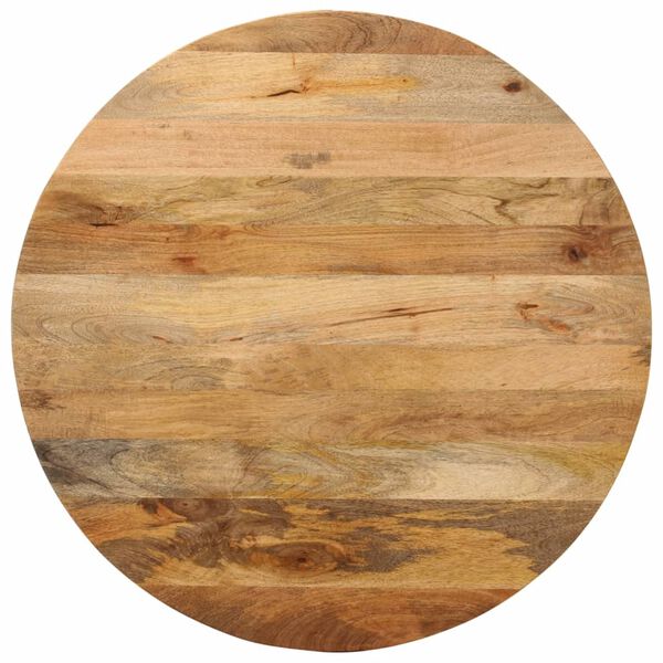 vidaXL Table Top &Oslash; 35.4"x1.5" Round Solid Wood Mango