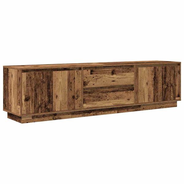 vidaXL TV Cabinet Old wood Engineered wood 76.2x16.1x19.7 in TV Cabinet
