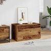 vidaXL Hall Bench Old Wood Engineered Wood Medium Bench Rectangular