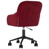 vidaXL Swivel Office Chair Wine Red Velvet