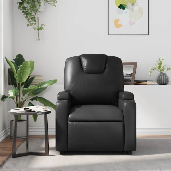 vidaXL Massage Recliner Chair Black
