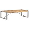 vidaXL Coffee Table 55.1"x27.6"x15.7" Rough Mango Wood