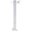 vidaXL Water Column Silver Stainless steel, Polypropylene Large Durable