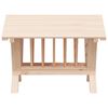 vidaXL Rabbit Hay Feeder Natural Wood Solid fir wood Small