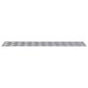 vidaXL Stair Tread Rectangular 2 pcs Silver 35.43 x 7.87 in Aluminium
