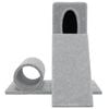 vidaXL Cat Tree Light grey Engineered wood Medium Durable Cat Tree