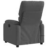 vidaXL Massage Recliner Chair Dark Grey