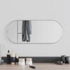 vidaXL Wall Mirror Silver Glass 23.6 in x 9.8 in Wall mounting