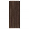vidaXL Console Table Brown Oak Engineered Wood Medium Console Table