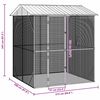 vidaXL Bird Cage Anthracite 84.65 x 81.89 x 97.24 in Galvanised Steel