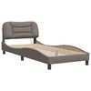 vidaXL Bed Frame Taupe
